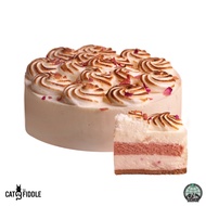 [Cat & the Fiddle] Lychee Rose Cheesecake Halal