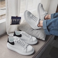 Express Mcqueen Men's Whiteboard Shoes 2024 Seasonal Crazy Sale Heightening Whiteboard Mcqueen Summe