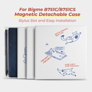 Twosheep Magnetic Detachable Case for Bigme B751CS Bigme B751C 7 Inch Soft TPU Cover with Pen Slot A