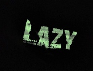 กางเกง LAZY ขาต่อสนิมเรืองแสง แถมป้ายห้อย+ตะขอ