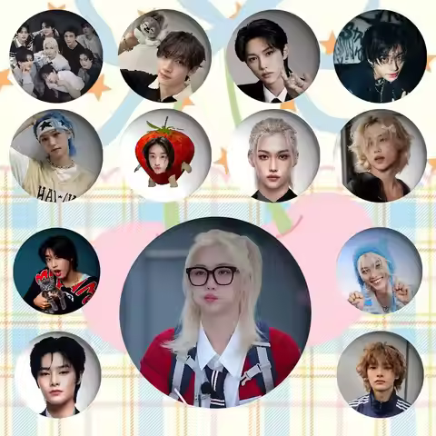 Band S-Skz F-Felix Badges Tinplate Soft Button Pin Brooch Metal Badge Custom Jewelry Accessories Hat