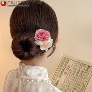 AFALLFOR U Shape Hair Stick, Tassel Simulated Flowers Hanfu Hairpin, Classical Hair Chopstick Hair Comb Hanfu Headwear Flower Hair Clip Cheongsam Accessories