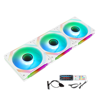 Inplay Seaview F3 120MM RGB Case Fan 6Pin Silent Computer Fan 1800RPM With RGB Hub Control Remote