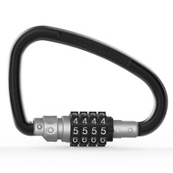 Multifunctional portable carabiner with combination lock Bicycle and electric bike helmet basket com