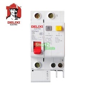 เบรกเกอร์ 10A 16A 20A 25A 32A 40A 63A 1P + N RCBO RCD dz47sle Delixi