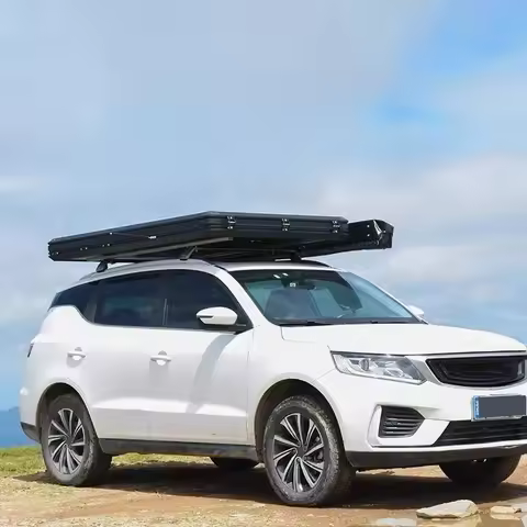 Roof Tent Aluminum Alloy Folding Hard Top Automatic Hydraulic 300SUV Car Winter Roof Tent