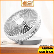 mini fan Rechargeable Fan Mini Fan Folding Intelligent Fan Desktop Fan (6inch) Aromatic Mini Fan USB Fan Kipas Mini USB Fan i Fan
