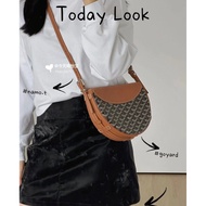 Goyard Hirondelle Goyard New Style Swallow Bag hobo One Shoulder Diagonal Armpit Dog Tooth Bag