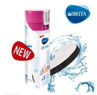 【德國BRITA】 【Fill &amp;Go】隨身濾水瓶600ml (內含1入濾片)-(贈送提帶喔!)-桃紅色