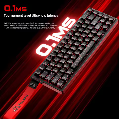 F68Pro 8K Mechanical Keyboard Magnetic Switch Wired&Wireless 68% Gaming Keyboards Rapid Trigger RGB 