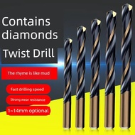 Cobalt-Containing Twist Drill Bit M5M6M7M9M11M13M15 Stainless Steel Drill Bit Steel Plate Drill Bit