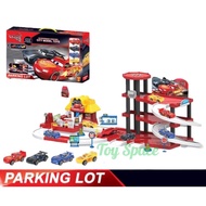 Pixar Cars Mcqueen Parking Lots Playset Toys
