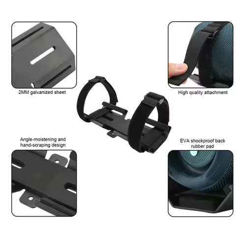 Portable Speaker Holder Metal Speaker Mount Holder Adjustable Strap Bike Speaker Holder for JBL Char