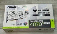全新未開封，漢科保至Apr-2027，ASUS  TUF  GeForce RTX 4070 Ti Super 顯示卡