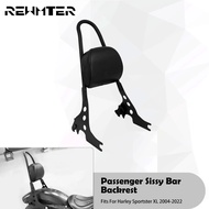 Motorcycle Rear Sissy Bar Backrest Passenger Detachable Backrest For Harley Sportster XL 883 1200 Ir