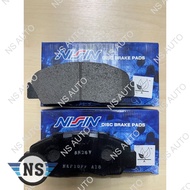 NISSIN JAPAN HONDA FRONT BRAKE PAD ODYSSEY RA1,2,3,4,5 /PERLUDE SS0 BA4 BA5 H22A/ LEGEND KA7,8,9/ NP