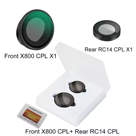 for 70mai Dash Cam X800 CPL Filter Reduce Glare Reflection Enhance Contrast for 70mai Rear Cam RC14 