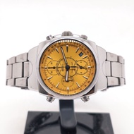 Vintage Seiko SUS Telemeter Chronograph 7T32-9000 SCFL017 Orange Dial Watch