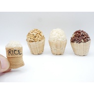 Fridge Magnet Mini Rice The Symbol Of Wealth Complete Husk Miniature Items