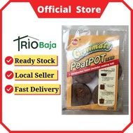 [Peat Pot] Trio Growmate Peat Pot (4-pc)泥炭土粒 | Planting Medium (Official Seller)
