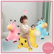 Bouncy Animal Hopper Toy Inflatable Rubber Animal Toy Soft Baby Riding Kids Kuda Lompat Budak 跳跳马