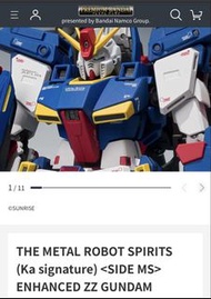 （預訂 ）THE METAL ROBOT SPIRITS (Ka signature) < SIDE MS> ENHANCED ZZ GUNDAM 強化型ZZ高達