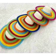 Beach travel straw hat - stylish sun hat with string