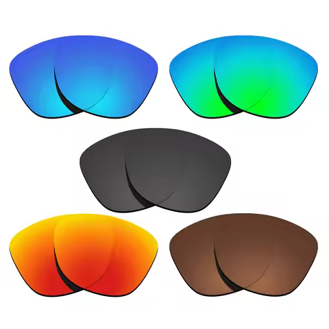 Beeyspecslab Polarized Lenses UV400 Protective Replacement for Oakley Frogskins OO9013 55mm, Asian F