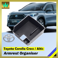 Armrest Compartment Storage Organizer Toyota Corolla Cross Altis Organiser Car Accessories Interior Tempat Letak Barang