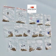 Full set of internal mounting screws from 5G/5S/6G/6S/6P/6SP/7G/7P/8G/8P/X/XS/XSM/11/11P/11PM