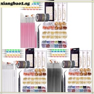 xiangbao1 Nail Art Brushes Kit Nail Dotting Tools Nail Art Accessories Nail Art Rhinestones Nails Art Tape Strips Nail D