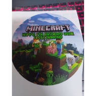 MINECRAFT EDIBLE IMAGE