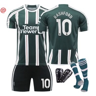 2324 Red Devils Away Student Training Kit Jersey Men And Women Soccer Uniform Football Fan Exclusive