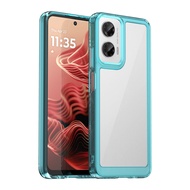Luxury Transparent Shockproof Armor Case For Motorola Moto G37 G35 G34 G45 G47 G53 G54 Power Clear B