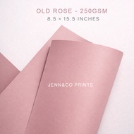 10PCS CARDSTOCK 250GSM 8.5x15.5 inches