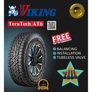 VIKING TERATECH AT6 265/60R18 NEW TYRE TIRES TAYAR BARU MURAH RIM 18 FORTUNER NAVARA ONLINE FREE INS