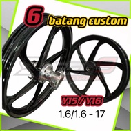 Enkei sport rim 6batang custom 1.6-1.6×17 pnp y15 y16