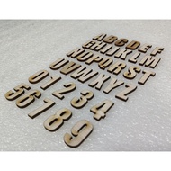 Wooden Alphabet /Huruf Abjad Kayu