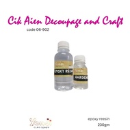 Epoxy Resin AB part 2:1 230ml by Yenji Clay Craft Malaysia - epoxy resin and hardener for craft