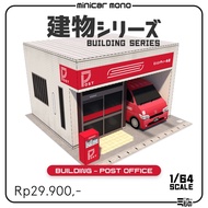 Diorama Papercraft Building -Post Office-