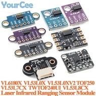 5pcs/1pc Laser Ranging Sensor Module VL6180X VL53L0X VL53L8CX VL53L7CX VL53L3CX TOF250 TWTOF240UI TO