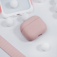 AirPods 3代 Lino簡約液態矽膠藍牙耳機保護套-粉色