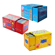 【จัดส่งจากกรุงเทพ】Peppa Pig Box Set 50 Children English Story Book Bedtime Reading Gift เล่ม หนังสือ