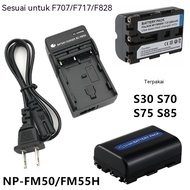 Suitable for Sony DSC-S30 S70 S75 S85 Digital Camera Battery+Charger NP-FM50/FM30