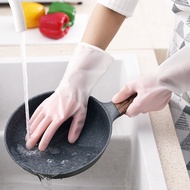 2双仙女洗碗手套 防滑耐用清洁手套 刷碗洗衣服家务手套LJ 颜色随机（均码-2双装）