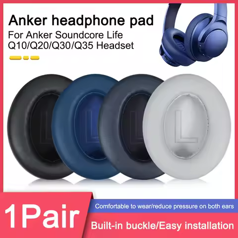 For Anker Soundcore Life Q35 Q30 Q20 Q10 Headphones Replacement Ear Cushions Memory Foam Ear Cushion