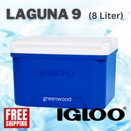 IGLOO Laguna 9 Quart Cooler Box ( Original, 8 Liter Volume, extended ice retention )