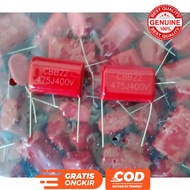 MILLAR 475 UF 400V CAPACITOR MYLAR 475UF 400 CAPACITOR ORIGINAL GOOD QUALITYVOLT