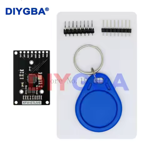 RFID module RC522 mini Kits S50 13.56 Mhz 6cm With Tags SPI Write & Read for arduino uno 2560