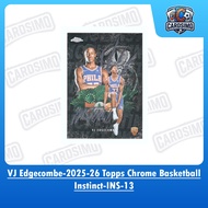 VJ Edgecombe -Instinct- 76ers | 2025/26 Topps Chrome Basketball Trading Card